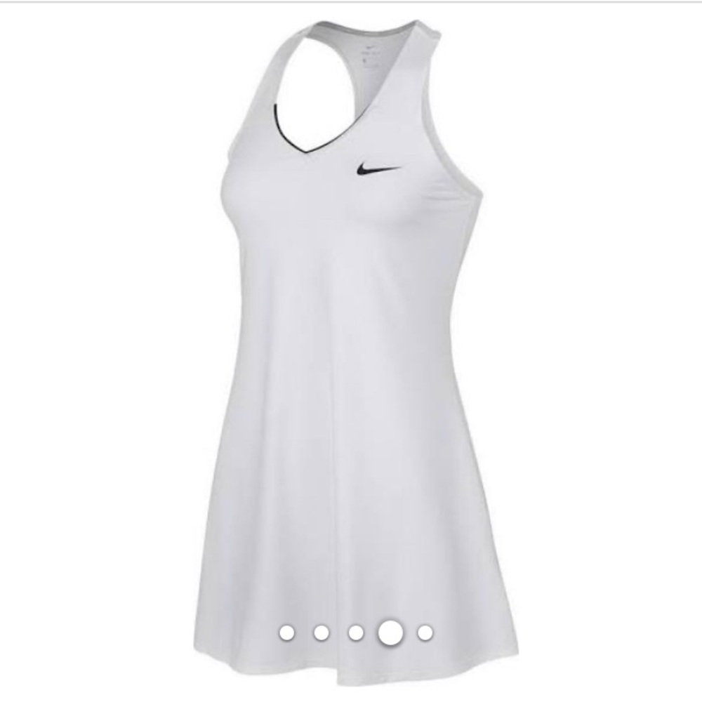 BLUE NIKE COURT TENNIS DRESS